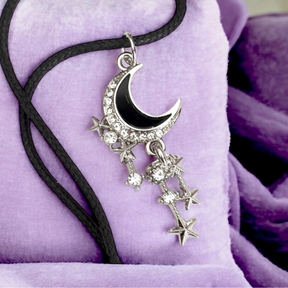 5 For $25💫Celestial Cosmic Moon and Stars Pendant - Picture 5 of 5